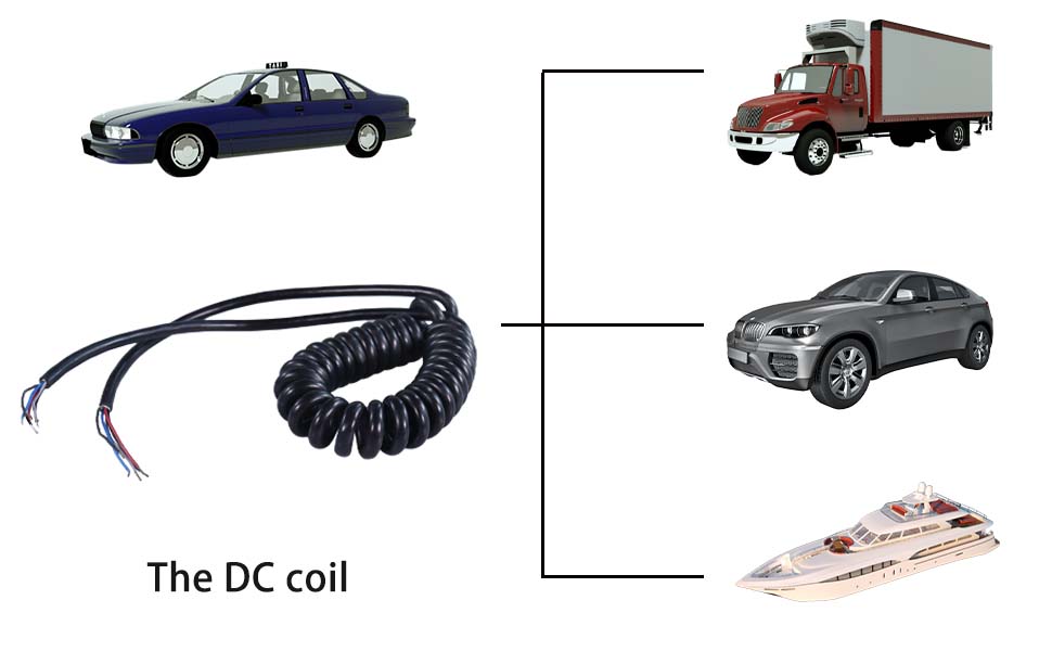 high quality 5 core coiled cable, coiled braided cable, coiling ethernet cable