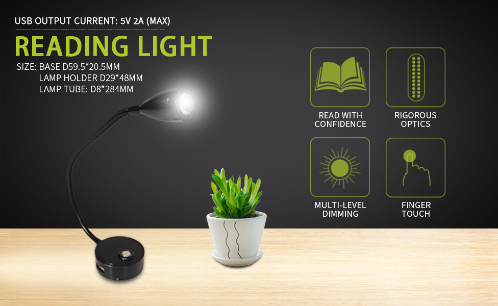 12v reading light with usb,12v led reading light with usb
