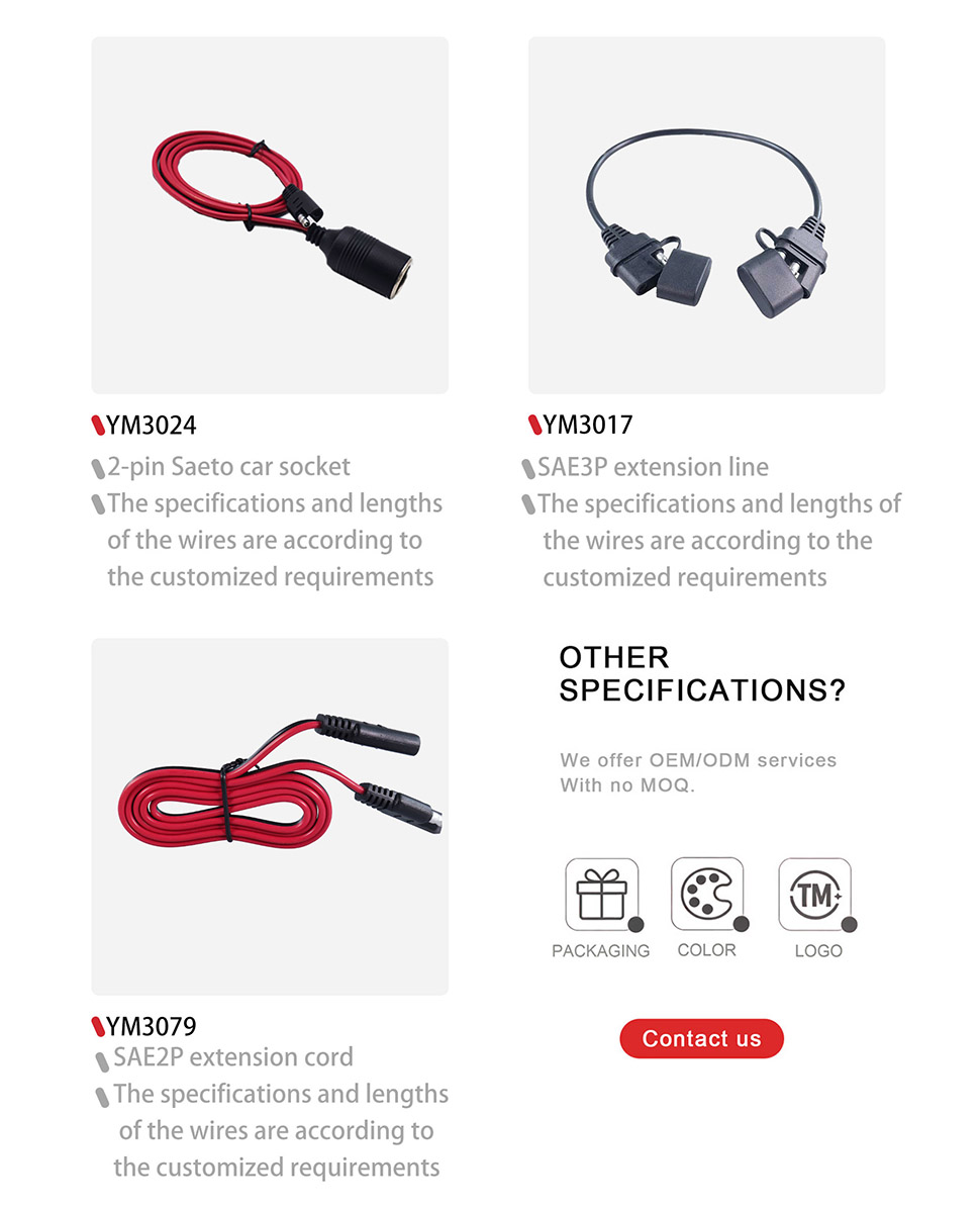 DAMAVO female bullet connector,2 pin bullet connector,SAE cable connector OEM