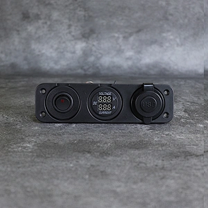 DAMAVO 12V USB PD C 12ボルト ソケット充電ポート スイッチパネル付き