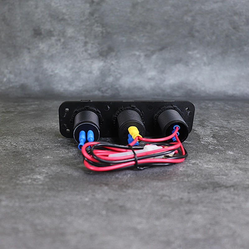 DAMAVO DC voltmeter ammeter C แท่นชาร์จ แผงหน้าปัดแบบฝัง
