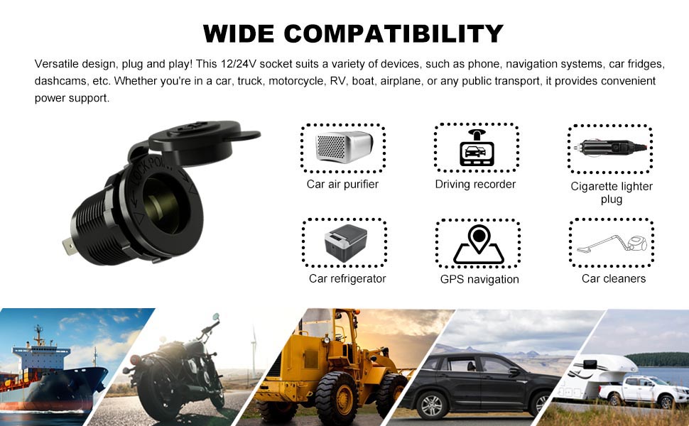 car power socket CE