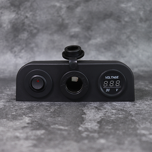 DAMAVO Marine USB Panel Mount 3.0 DC 12V  Panel Voltmeter Ammeter