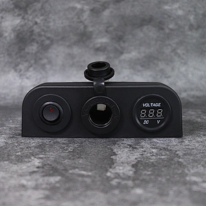 DAMAVO Marine USB Panel Mount 3.0 DC 12V  Panel Voltmeter Ammeter