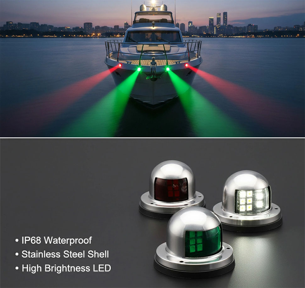 DAMAVO navigation lights,boat nav lights,navigation lights for ships odm