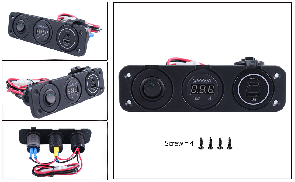 car adapter for plug outlet, auto power outlet, vehicle 12V power outlet, DAMAVO