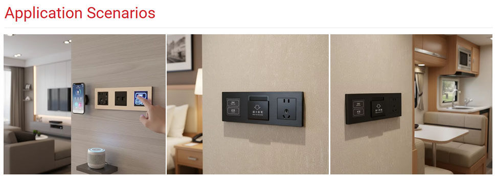 DAMAVO wall power socket,soft touch switch panel,USB port outlets for sale
