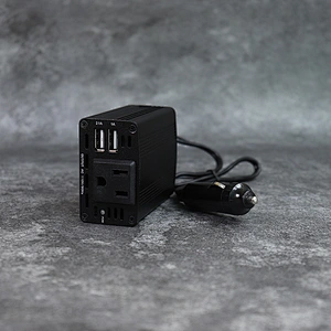 DAMAVO Kfz-Feuerzeug an Netzteil 12 V DC USB-Steckdose 12 Volt bis 110