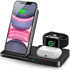 Qi-Certified Fast Wireless Charging Station 3in1 wireless charging for iphone/airpods