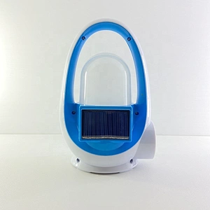 1W+11SMD built-in solar panel rechargeable outdoor camping lamp