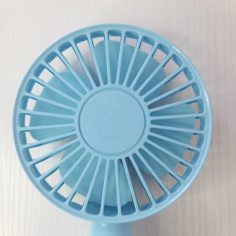Alarm clock handheld USB fan desktop rechargeable hand fan for home outdoor