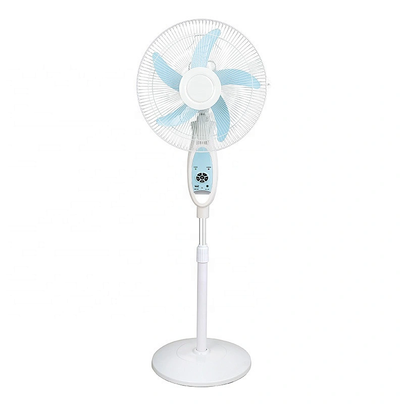 16 inch rechargeable 12V AC DC stand  fan Remote Control with LED Night Light
