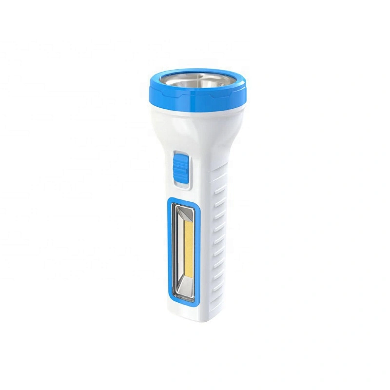 Portable LED 2W Torch Light Highlight Rechargeable Flashlight With 2W Side Light