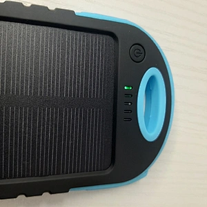 2021 New Dual USB Custom Logo Mobile Phone Battery Charger Waterproof  Portable Mini Solar Power Bank