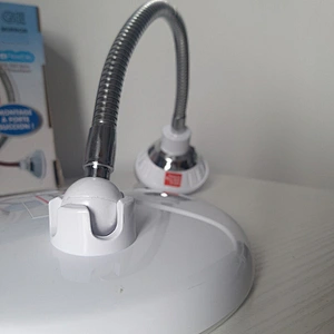 Cosmetic Mirror Adjustable Flexible Goose neck LED Light Bathroom makeup Mirror with Suction Cup 360 Degree rotate