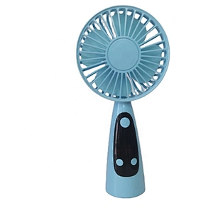 Alarm clock handheld USB fan desktop rechargeable hand fan for home outdoor