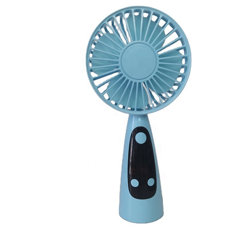 Alarm clock handheld USB fan desktop rechargeable hand fan for home outdoor