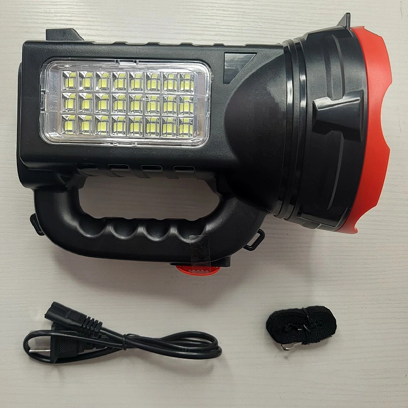 Portable Powerful Handheld Torch Rechargeable high power Flashlight Spot lamp Spotlight Super Bright LED Searchlight