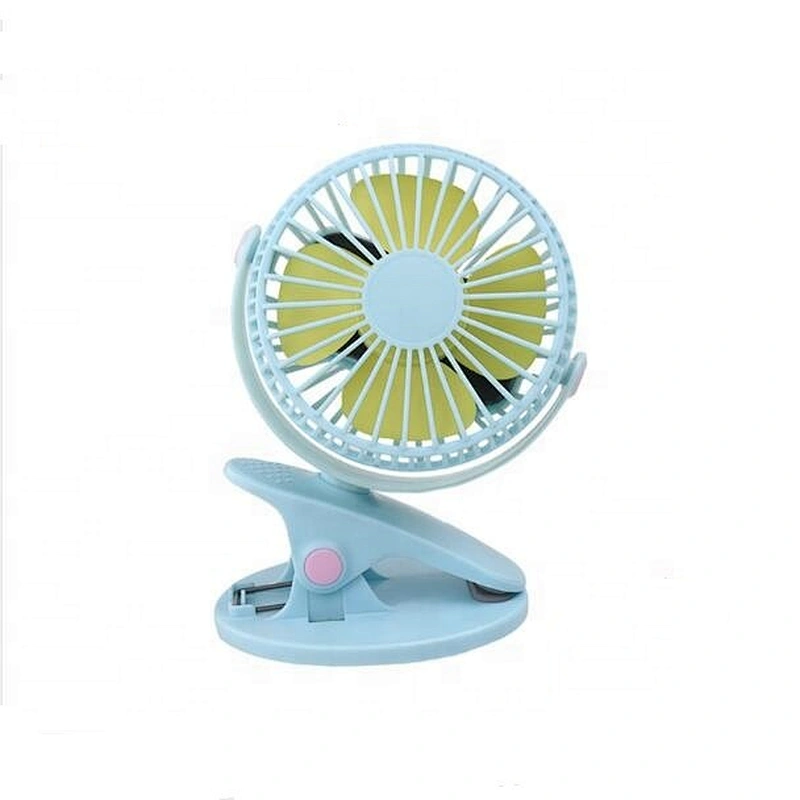 Clip On Fan Mini Desk Fan Portable Fan USB Rechargeable Battery Operated Fans 4 Speed