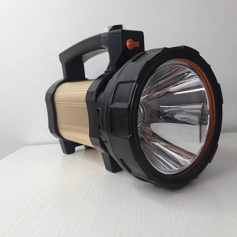 Hand Searchlight Powerful LED Flashlight Outdoor Lighting long Distance Waterproof Rechargeable High light Search Lamp