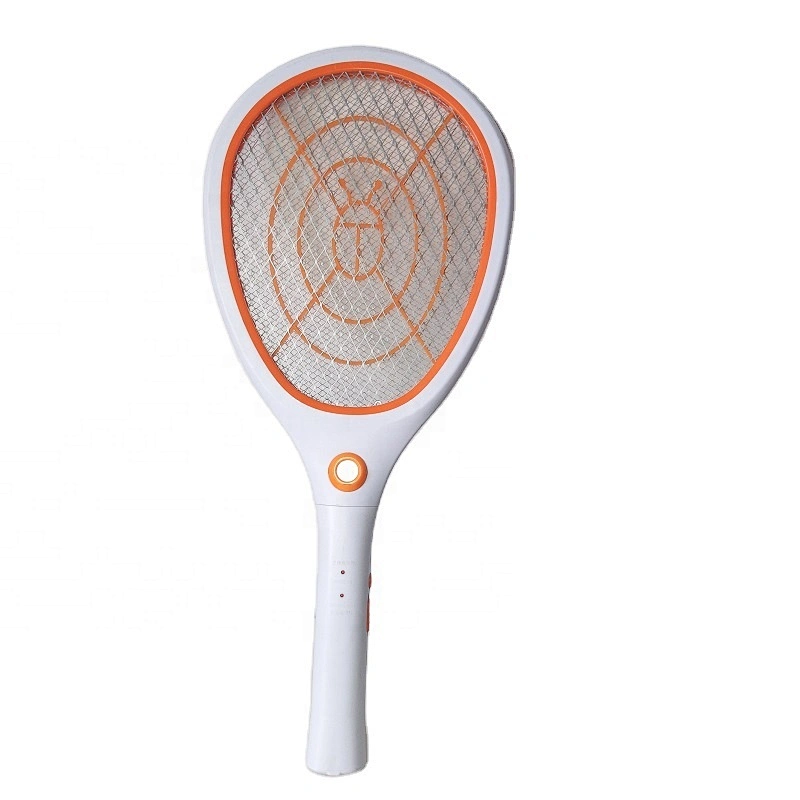 Multi-functional charging three-layer grid electric mosquito swatter household lamp