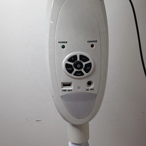 Rechargeable 18-inch emergency fan USB charge oscillating stand remote control fan