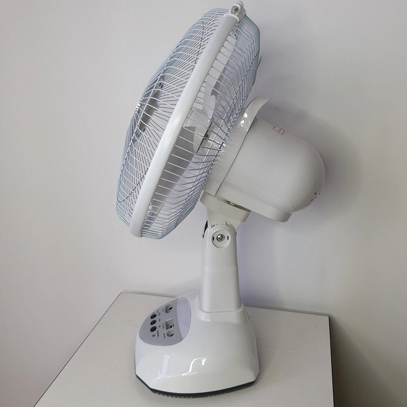 Solar emergency charge 12 inch fan with night light