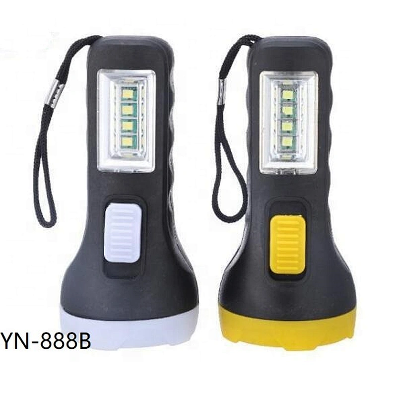 LED Torch Flashlight with colored box  YN-888B  Size 10.6*4.5cm