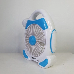 Multi-function charging fan with light