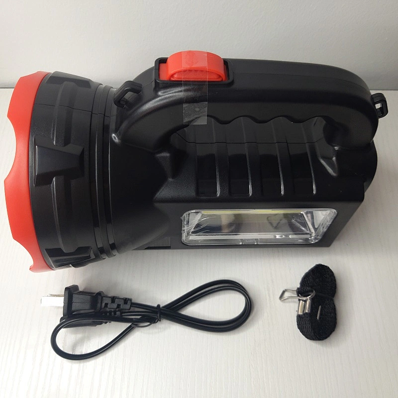 3000mAh Lead-acid Battery LED Portable Searchlight Rechargeable Super Bright Solar Torch Search Light Farm Working Camping