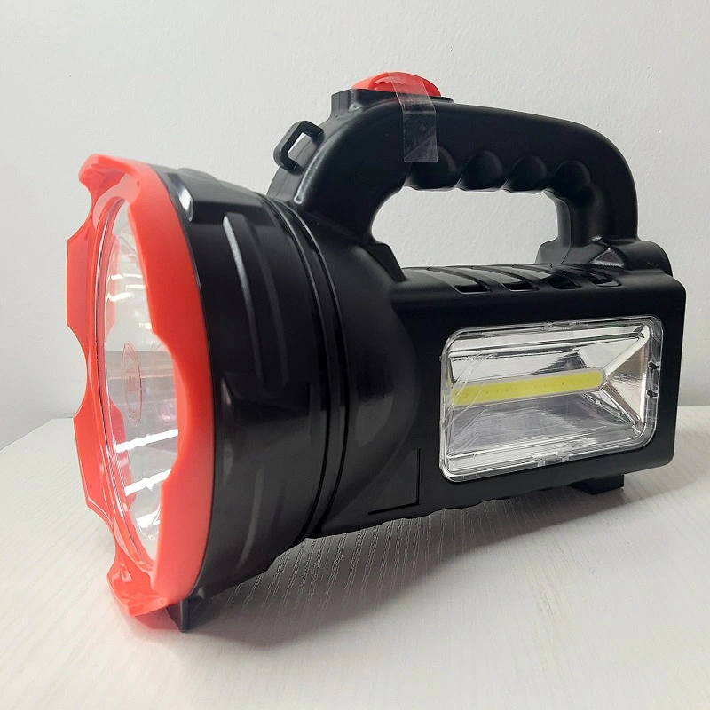 3000mAh Lead-acid Battery LED Portable Searchlight Rechargeable Super Bright Solar Torch Search Light Farm Working Camping