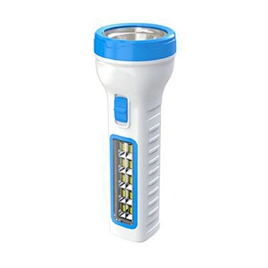 600mAh Portable 2W Led Torch Light Highlight Rechargeable Flashlight with 2W side light