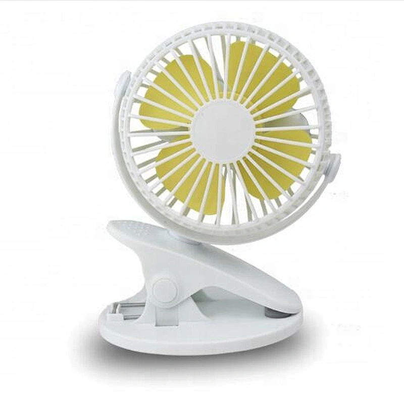 Clip On Fan Mini Desk Fan Portable Fan USB Rechargeable Battery Operated Fans 4 Speed