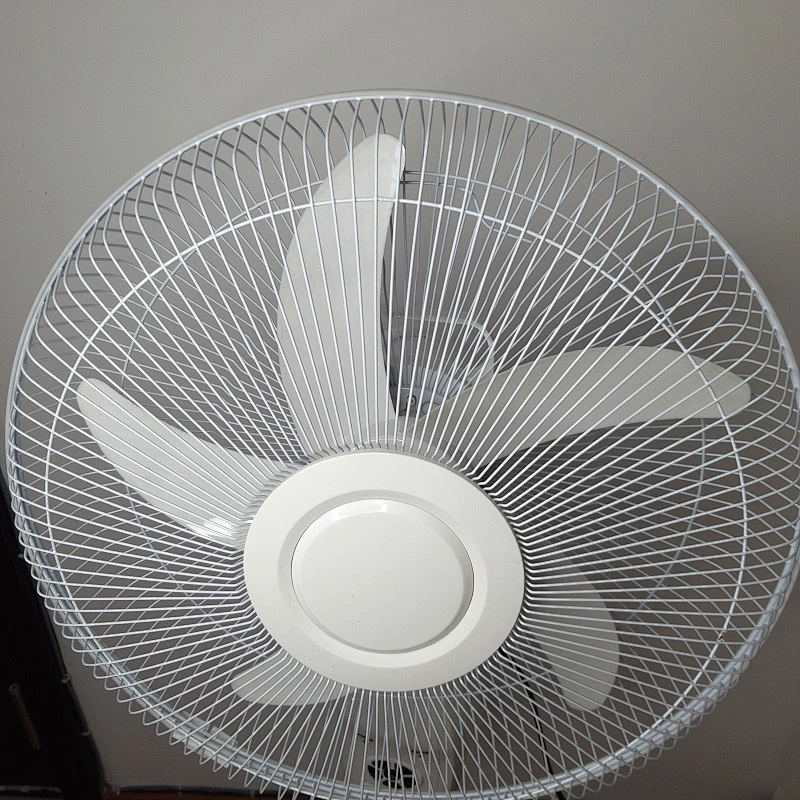 16 inch rechargeable 12V AC DC stand  fan with LED Night Light