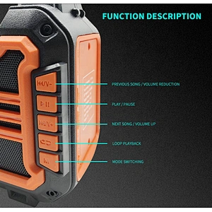 Solar wireless speaker charging mobile Phone Powered bank charger speaker BT Radio with double USB radio light MP3