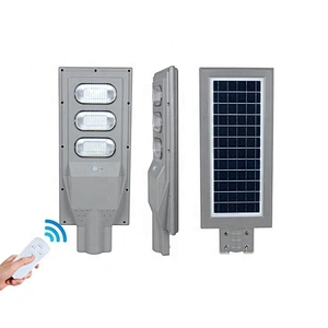 Induction Street Light Led Streetlight Waterproof Luminous Auto Lamp Sunlight Power Battery 90W