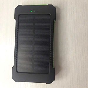 Solar portable Power Bank with charging indicator emergency light