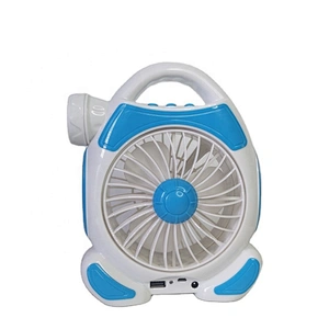 Multi-function charging fan with light