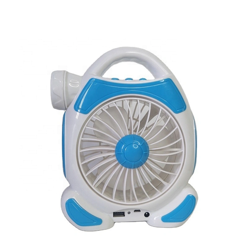 Multi-function charging fan with light