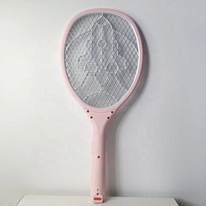 2020 new large rechargeable portable electric mosquito swatter with LED night light