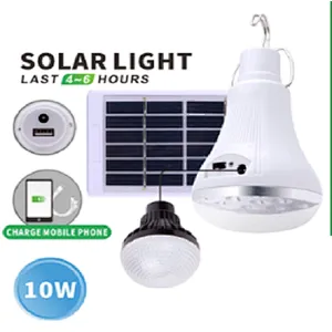 6V portable outdoor solar lighting bulb solar lighting system