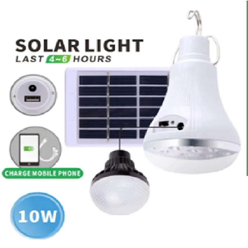 6V portable outdoor solar lighting bulb solar lighting system