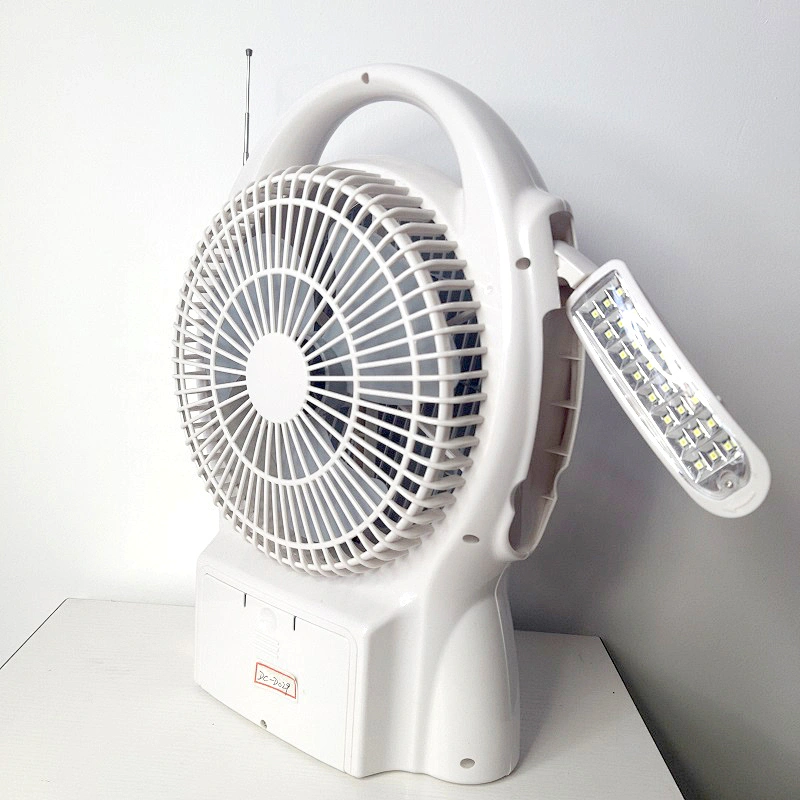 Portable USB solar power emergency 8-inch fan with 24 SMD night light