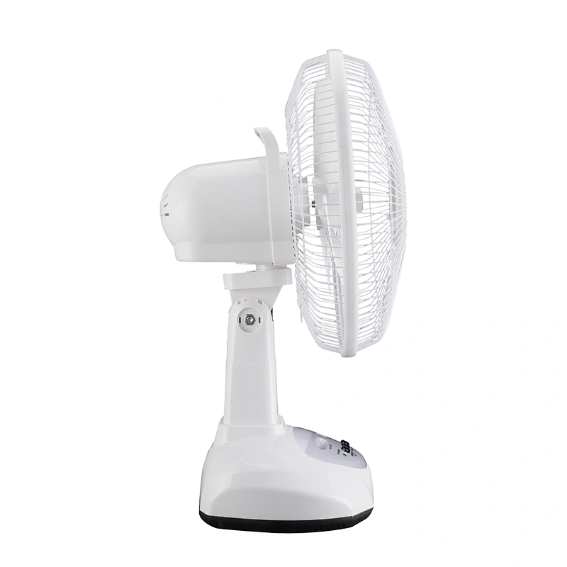 12 inch rechargeable solar fan table fan