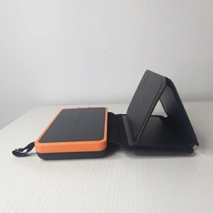Waterproof 1+3 Solar panel Power Bank 8000 mAh Dual USB Portable Solar Charger with LED light