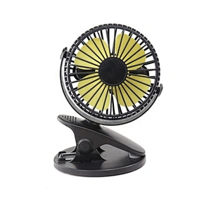 Clip On Fan Mini Desk Fan Portable Fan USB Rechargeable Battery Operated Fans 4 Speed