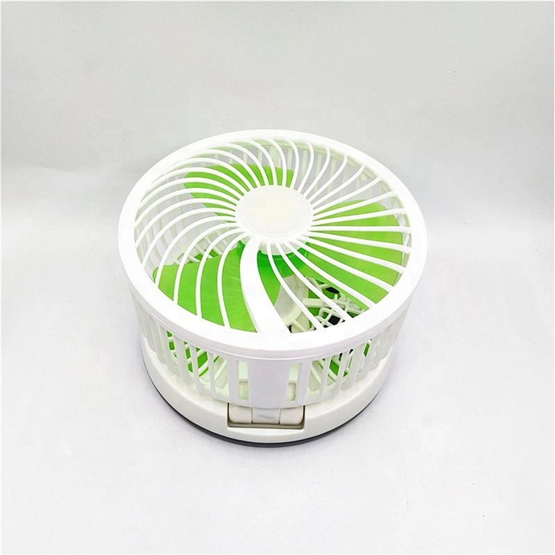 Folding fan lights charging desk fan lights folding charging fan lights stepless speed regulation DESCARL DC-D014