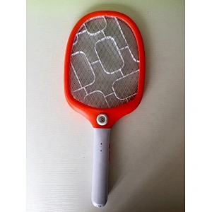 Rechargeable electric mosquito swatter with LED light