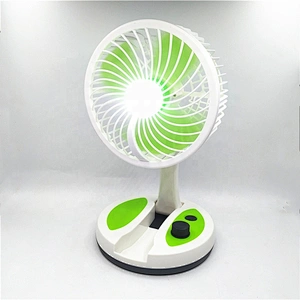 Folding fan lights charging desk fan lights folding charging fan lights stepless speed regulation DESCARL DC-D014