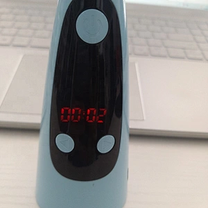 Alarm clock handheld USB fan desktop rechargeable hand fan for home outdoor